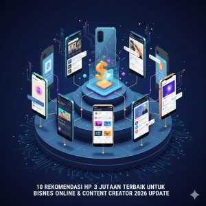 Rekomendasi HP 3 Jutaan Terbaik untuk Bisnis Online & Content Creator 2026 Update